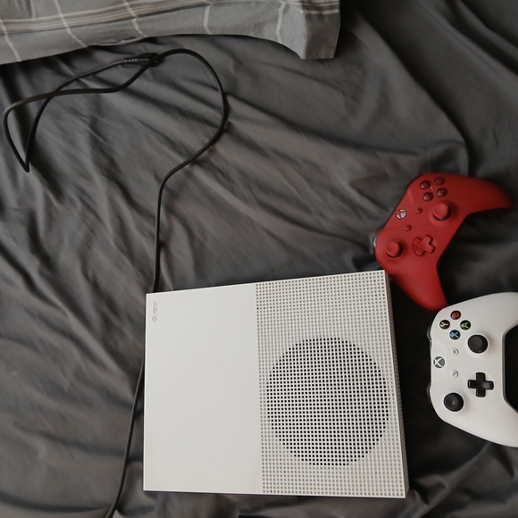Nintendo and Xbox Console Set - Black, White, Red